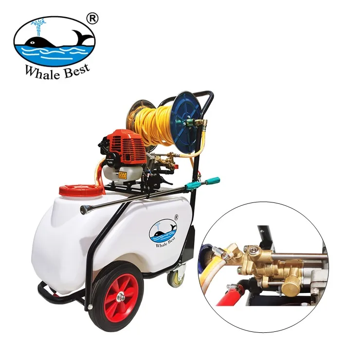 Water power trolley battery sprayer for agriculture