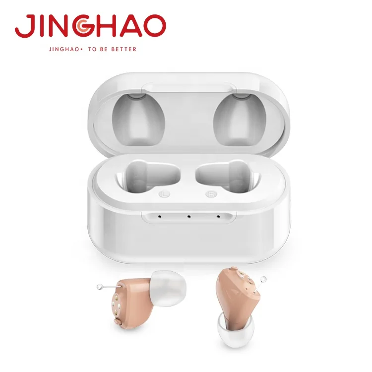 JINGHAO Top Selling Factory Customized Rechargeable Digital Ear Hearing Aid for Seniors