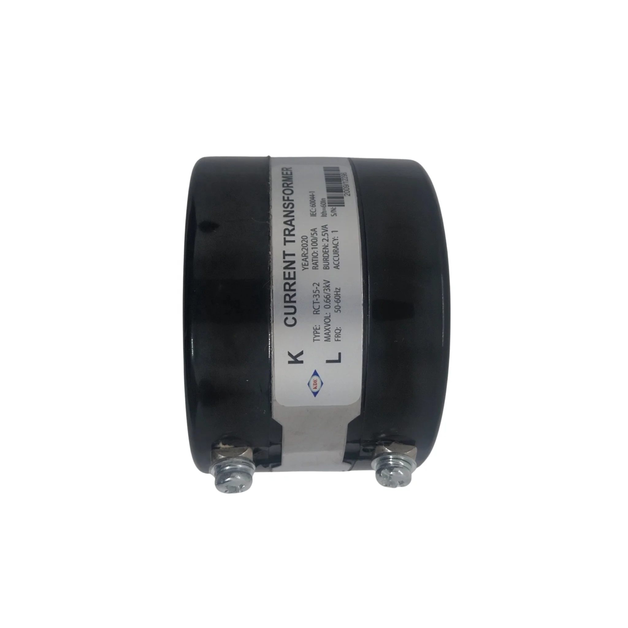 High voltage current transformer round plastic case base Class 1 burden 2.5VA 100/5A Maxvol 0.66kA split core