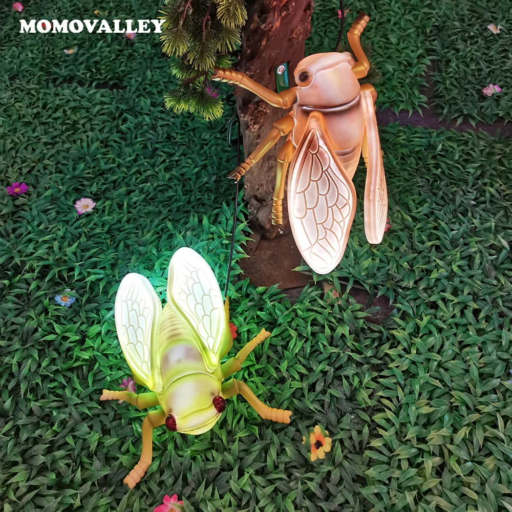 New creative products LED glowing insect cigale lawn garden light festival christmas decoration outdoor waterproof led