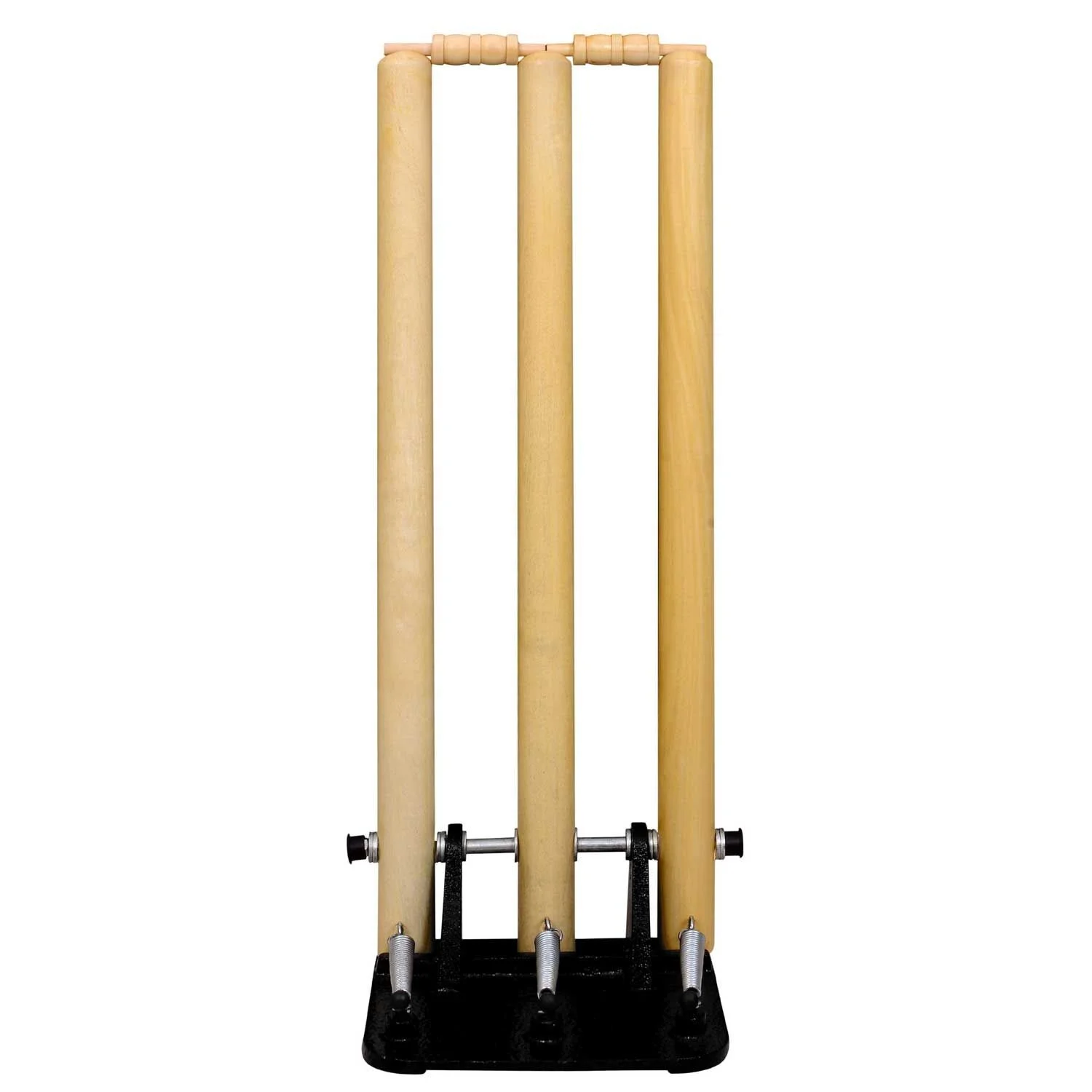 Cricket Spring Back Wicket stumps  Reverse Back Cricket Wooden Stumps