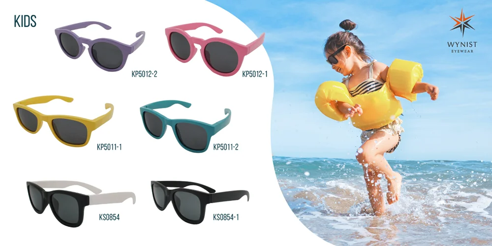 Luxury Acetate Stylist Kids Floating Sunglasses for OEM Logo Customize Welcome