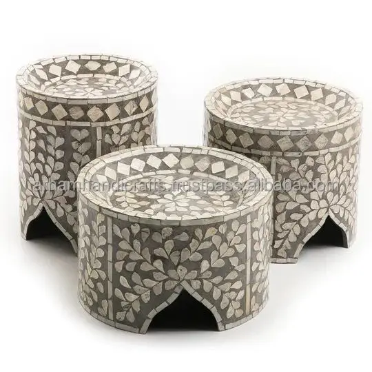 Bone inlay MOP Cake Stand for square shape and party ware use best for handmade sale orange bone CHOCOLATE TRAY BY LUXURY CRAFTS