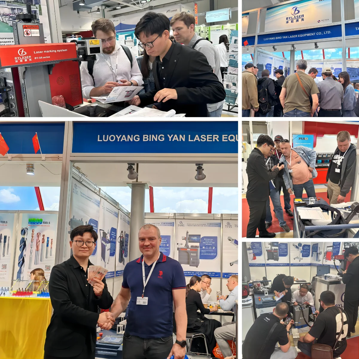 2024 High precision JPT 50W 3d engraving machine Fiber Laser Marking Machine for large format and irregular surface metal