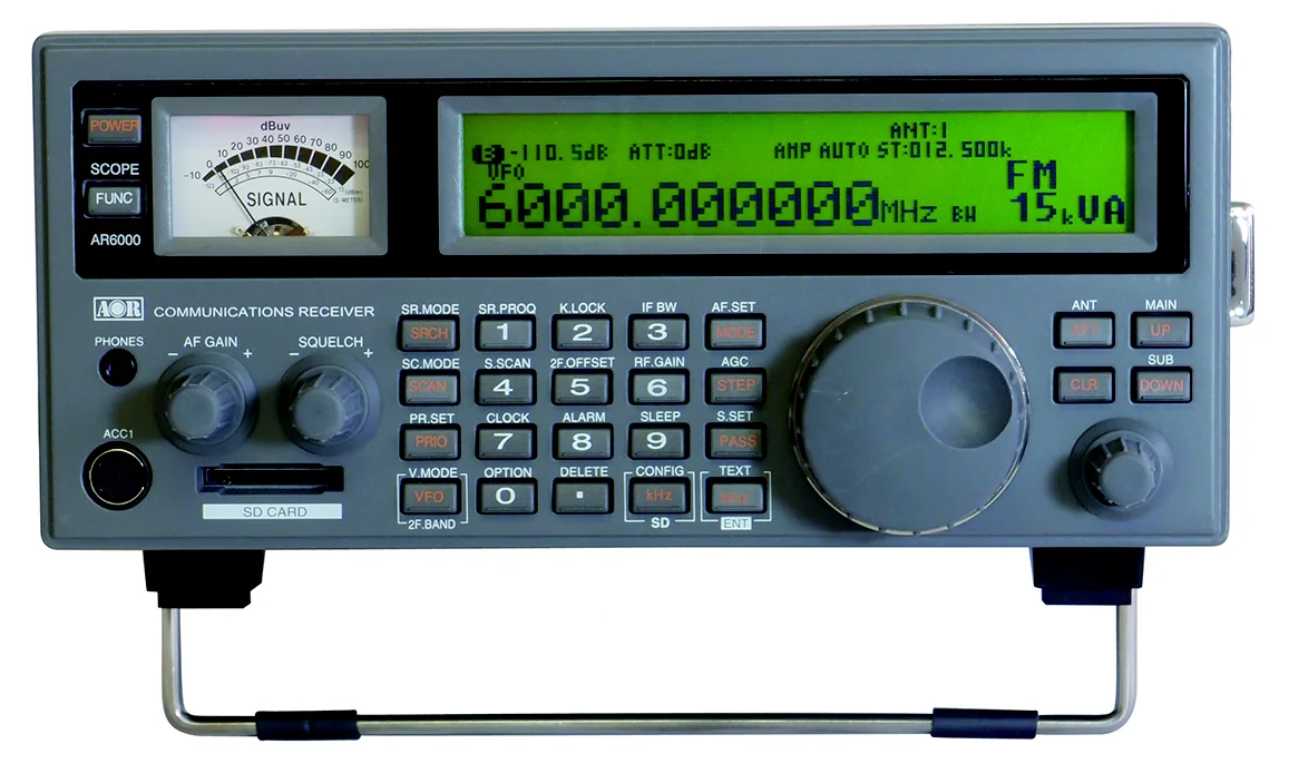 AOR AR-6000  Super Wide-band Multi-mode Receiver