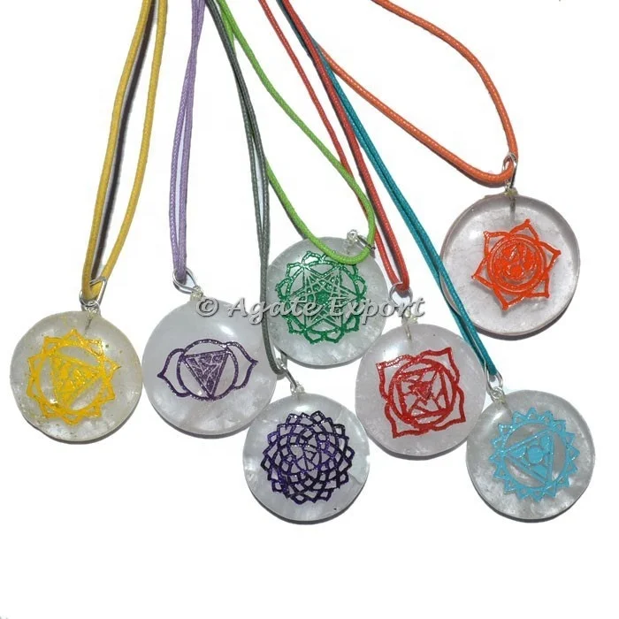 Galaxy Engraved Reiki stone Set healing seven chakra reiki set for fengshui Fengshui Mascot healing Product