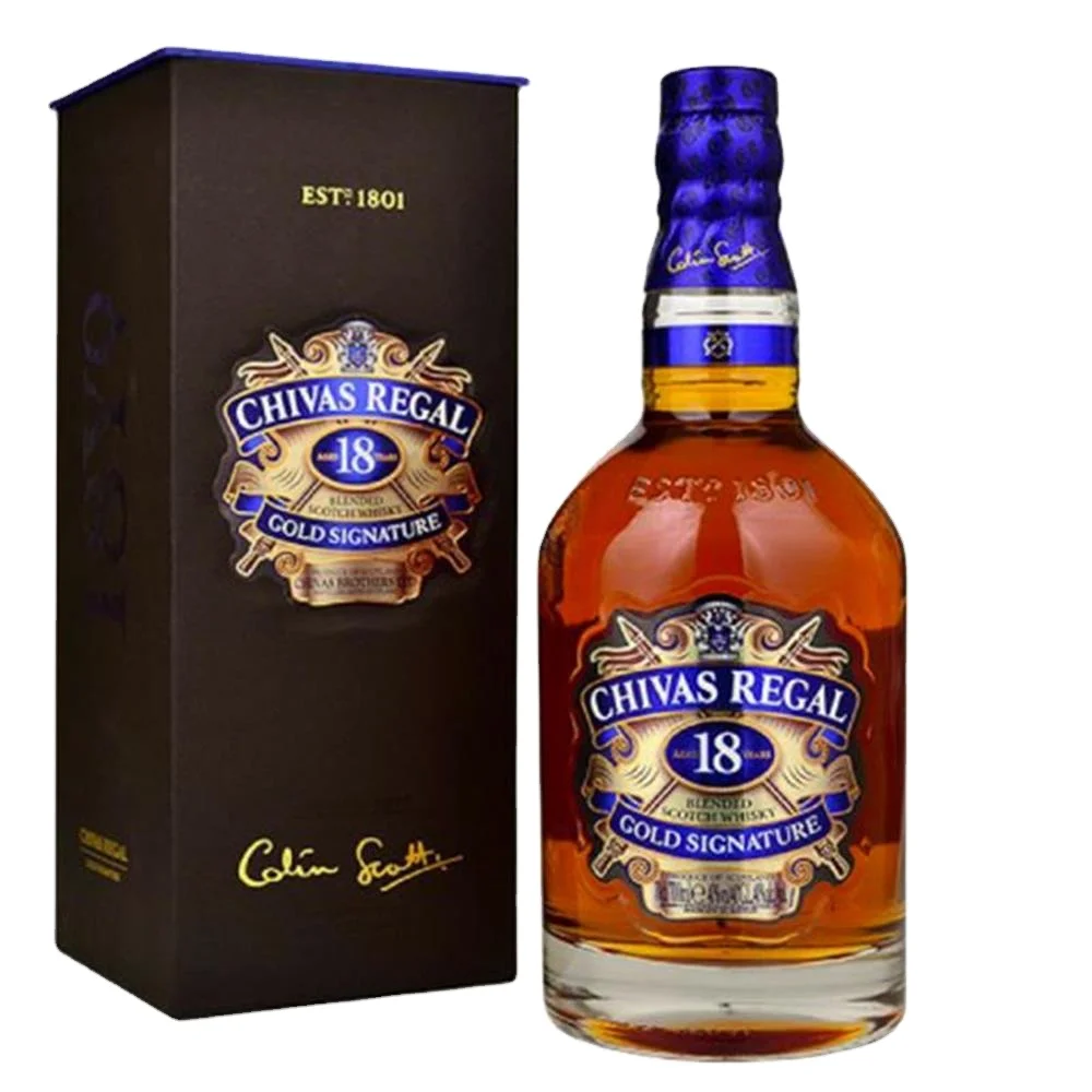 Chivas Regal 18 Years Old 70cl / Chivas Regal 18yo Gold Signature / Chivas Regal 18 Year Old Blended Scotch Whisky