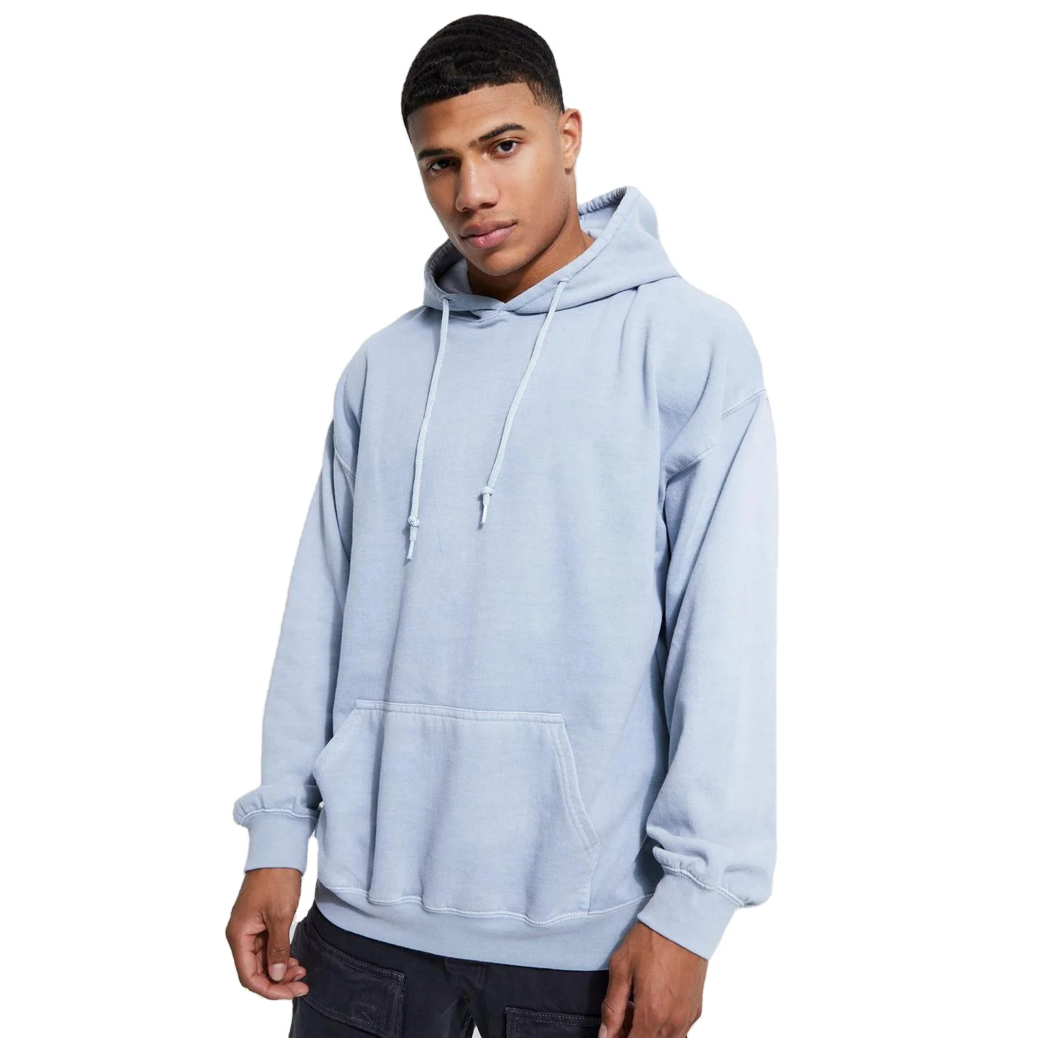 Customizable High Quality 420g Heavyweight 100% Cotton Oversized Bleach Washed Hoodie Factory Direct Wholesale Custom Printing
