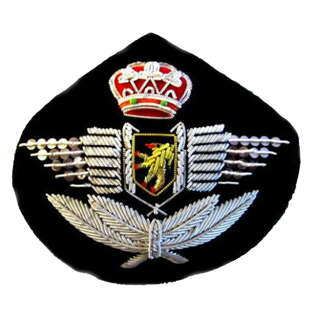 Нашивки в виде слитков Бельгия значок на шляпе офицера новая ручная вышивка