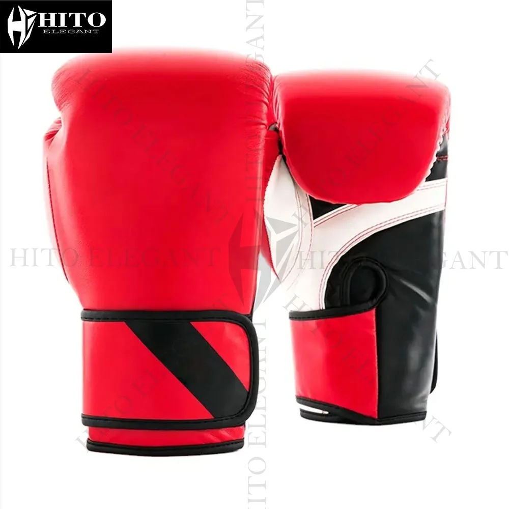 High Quality White Color Cowhide Leather Lace Up Boxing Gloves With Customized Logo Printing Customize