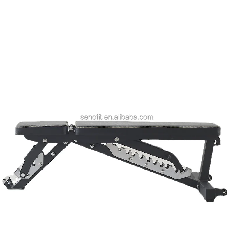SENAOFIT Multifunction Fitness Gym Equipment Exercise Commercial Sit Up Bench Adjustable Gym Heavy Duty Bench