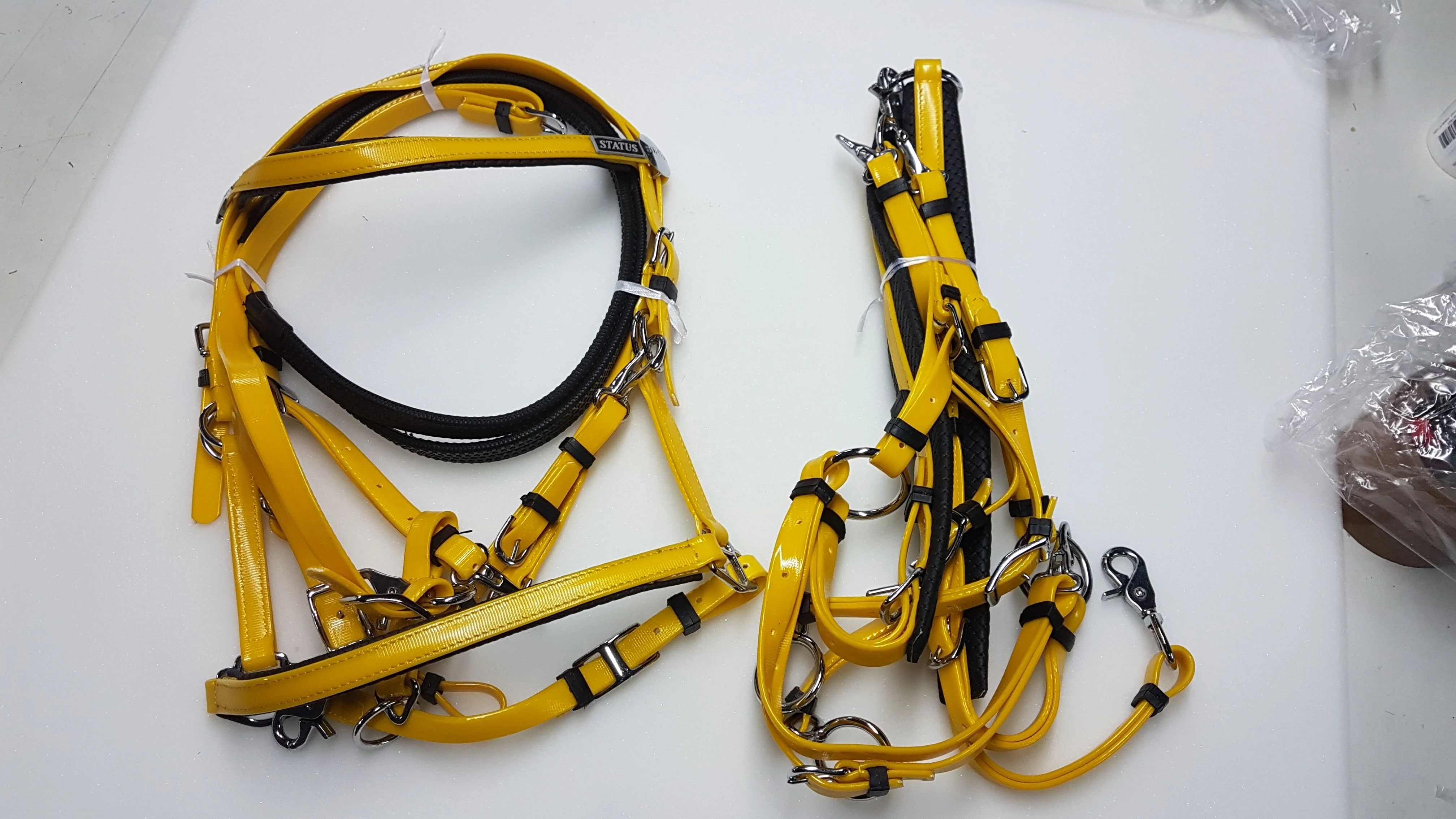 Water proof Endurance PVC horse bridle/halters