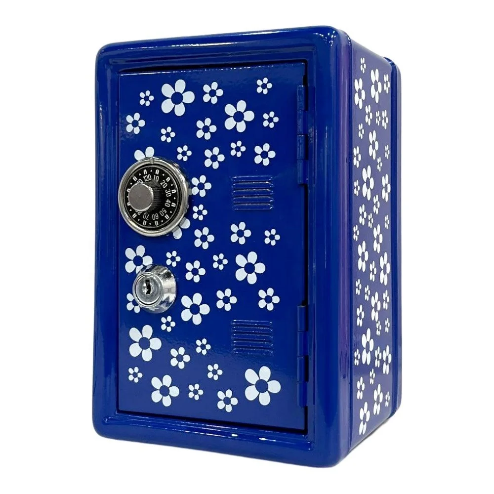 mini safe for kids two key safe coin box piggy bank saving bank