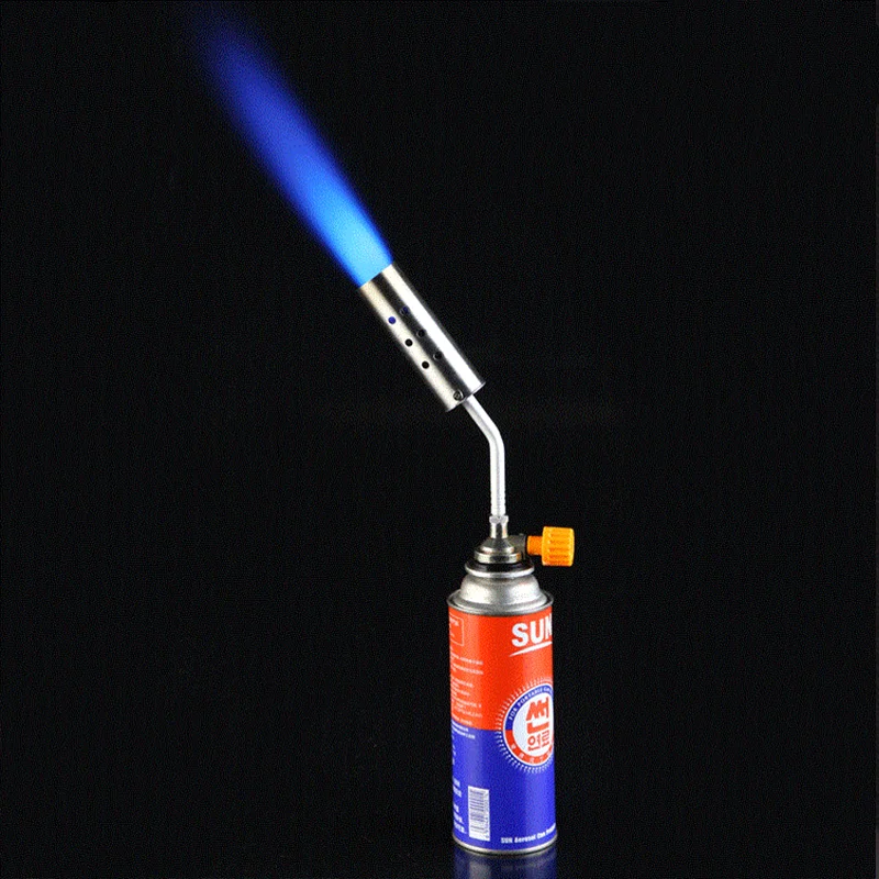 Wildcamp Butane Torch Portable Adjustable Gas Blow Torch Manual Ignition Welding Gun for Outdoors Barbecue
