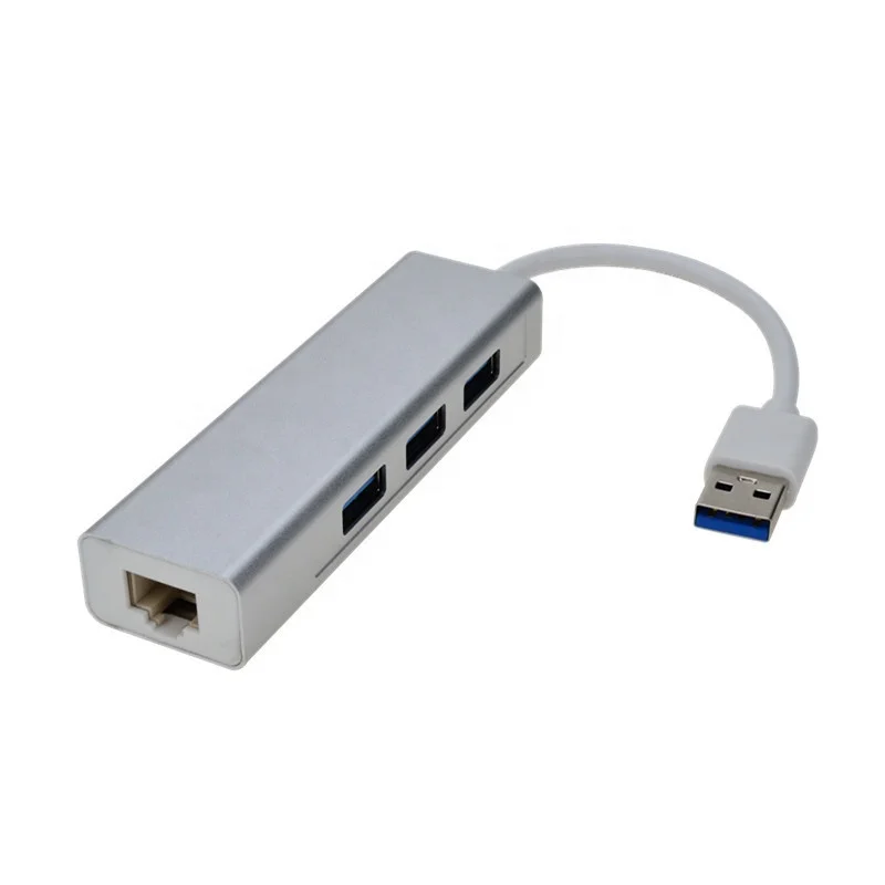 
1000M USB Network RJ45 Lan Card USB 3.0 HUB Ethernet Adapter USB LAN Hub 