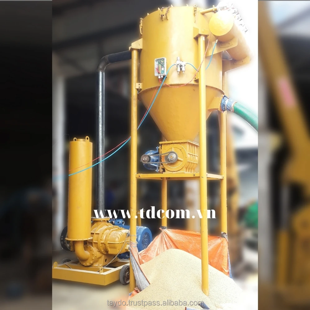 Высококачественный вьетнамский производитель 380 В соевый пневматический вакуумный конвейер для загрузки и разгрузки материала для доставки