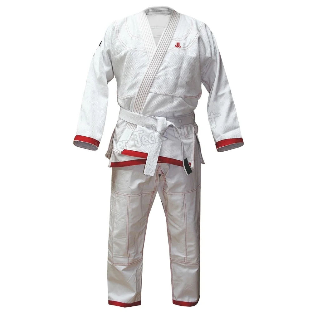 Кимоно для jiujitsu, белое хлопковое кимоно с жемчужным переплетением, bjj gi