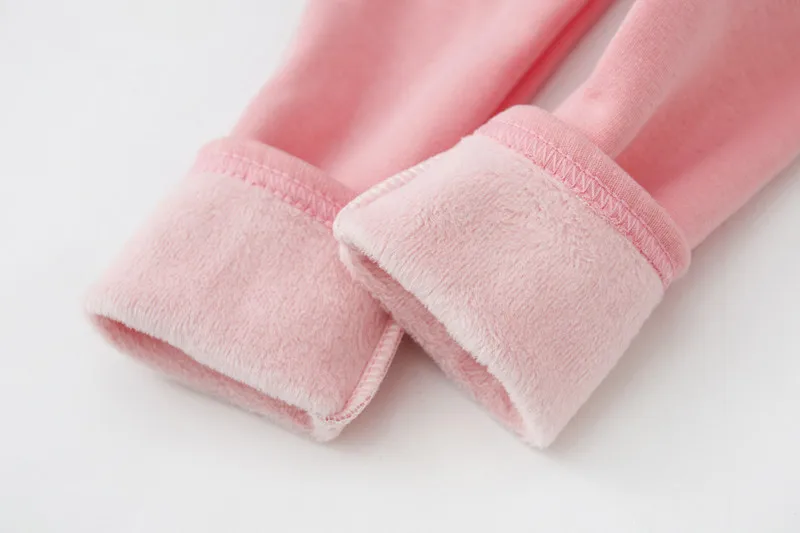 Children Fleece Leggings Skinny Pants Thicken Cotton Kids Girls Winter Soft Warm Velvet Plush Fleece Leggings
