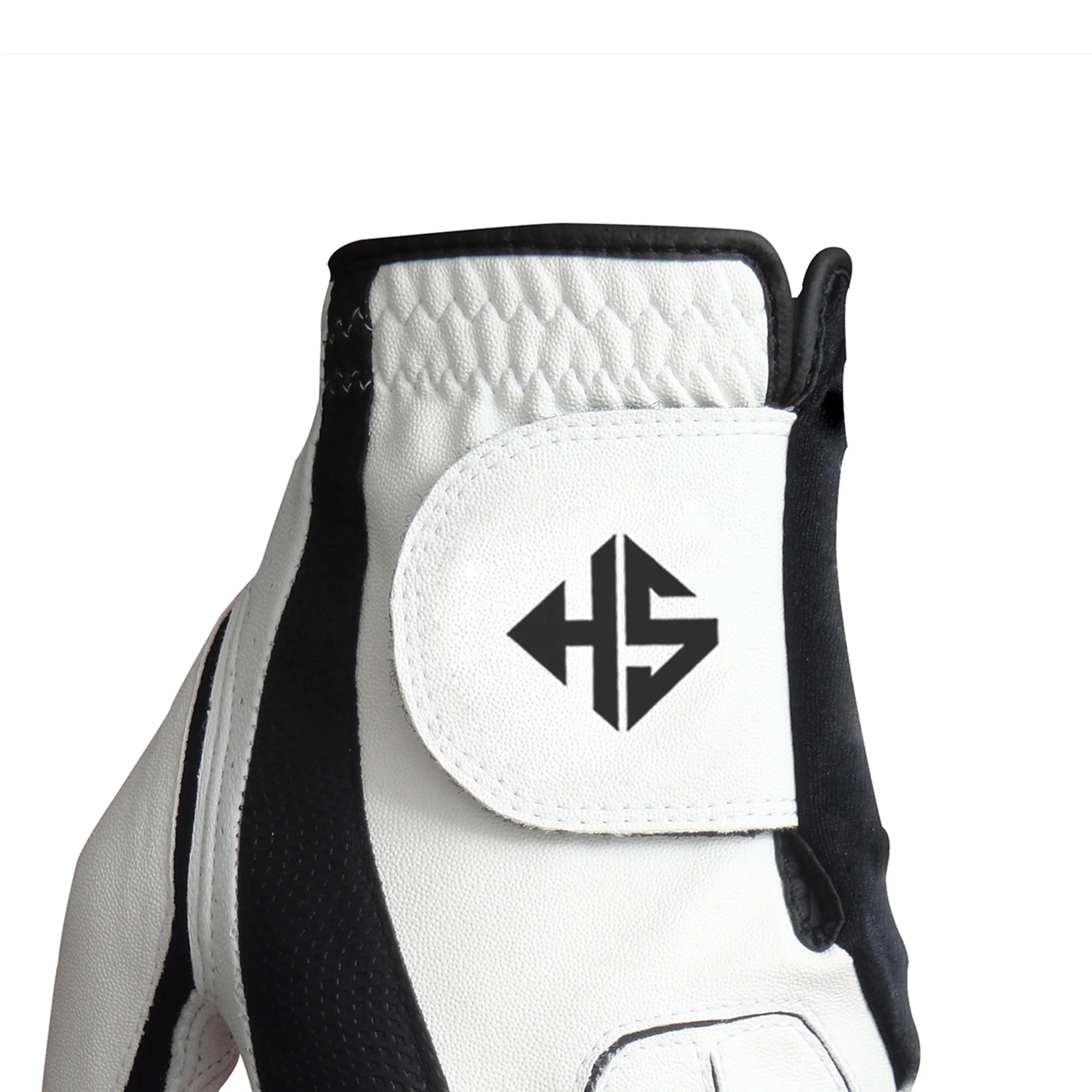 AAA Custom Logo Golf Glove Cabretta Leather and Fabric with PU for Left Hand Sports and Gym Use