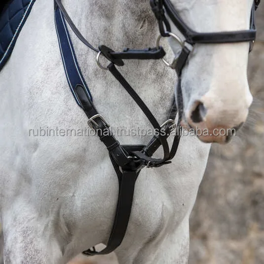 Horse and Equestrian Adjustable Latest Deluxe Breast Plate Hunting Breastplate Smart Trail Riding Breastplate