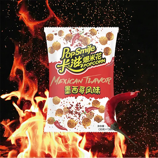 Popcorn Supplier_Mexican Flavor Popcorn 390g(30g*13bags)_Tasty Crispy Snacks_Best Snack