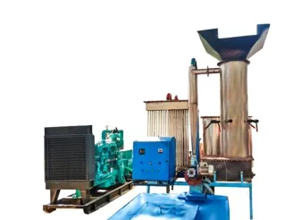 highly productivity biomass gasifier of 100 kw capacity.downdraft stand alone model semi automatic smartly operated new features