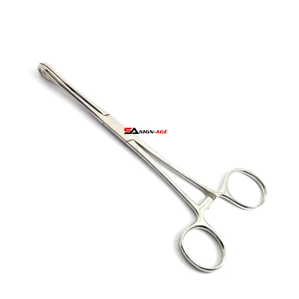 2024 Professional Stainless Steel Foerster Sponge Holding Forceps Body Piercing Tool Surgical Instrument