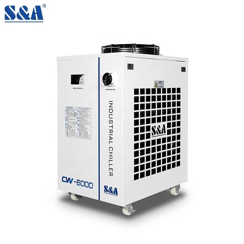 S&A Wholesale Price CW-6000 Immersion Heavy Duty 220V Industrial Cnc Spindle Water Cooling Chiller