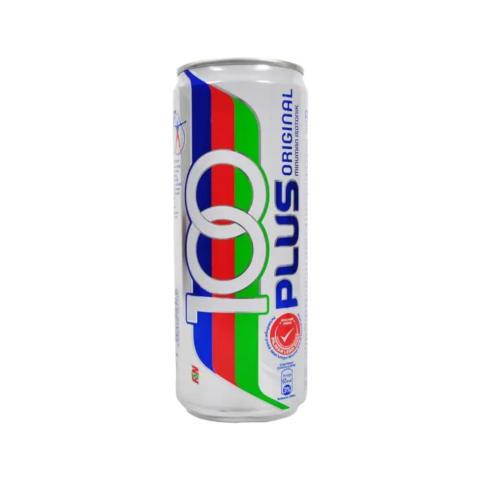 Wholesale Electrolyte drinking water 100Plus Original 325ml With Original Flavor packing 325ml x 24 Cans