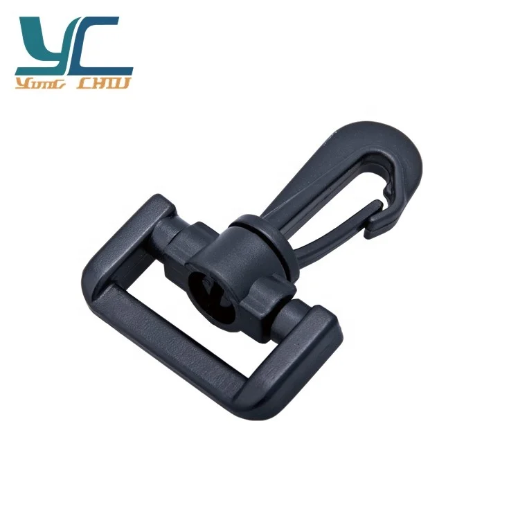 Пластиковые черные поворотные крючки, кошельки, застежки