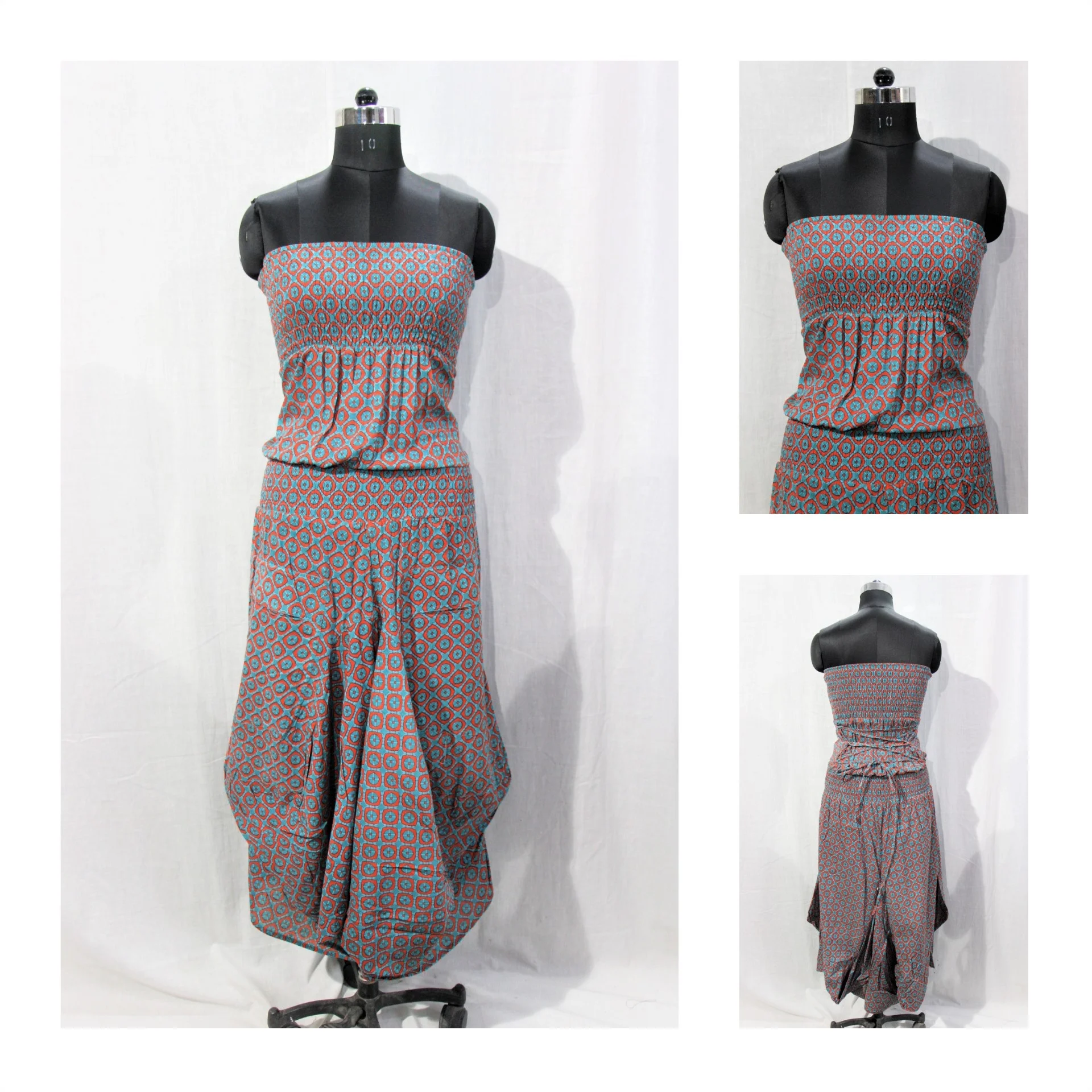 Top Quality Printed Cotton Short Sleeve Dress Fashion Young Women Casual Wear Summer Available At Wholesale Price