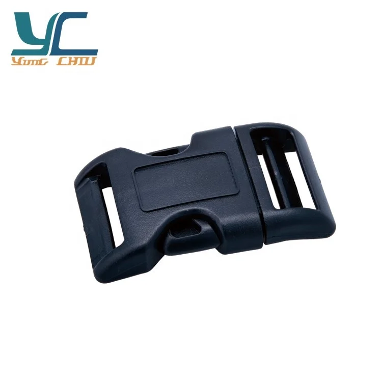 20mm POM black plastic quick release buckle