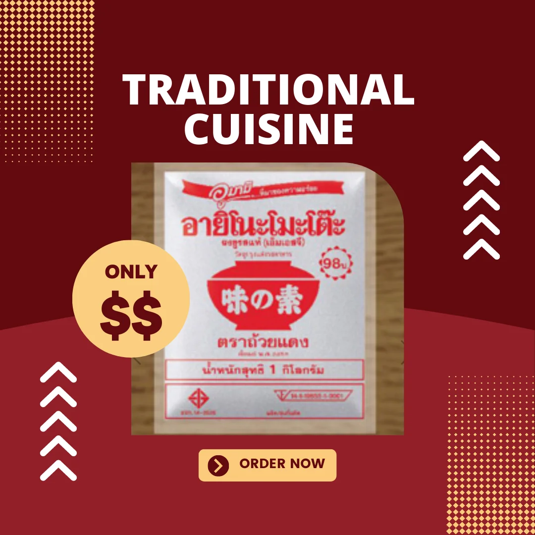 GLUTAMATO MONOSODICO Price Clear Bag Red Bowl AJINOMOTO 1000g Fast Shipping from Thailand