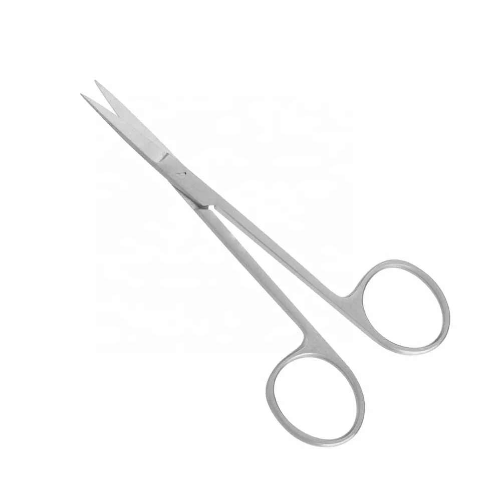 Wholesale Silver Custom Logo OEM Beauty Scissors with Curved Blade Sharp Tip Stainless Steel Cuticle Scissors Nail Application