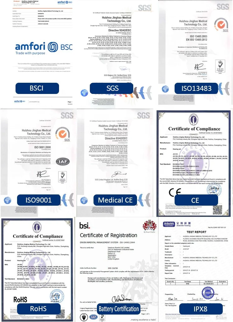 JINGHAO Top Seller Medical Hear Aid Brand Audifonos Bluetooth Hearing Aids For The Deaf