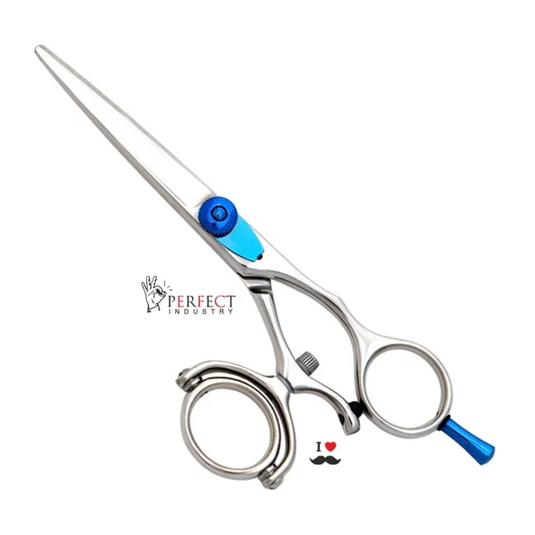 Professional Swivel thumb Barber Scissors Hair Scissors for Men and Women / hair styling tools top selling swivel handle scissor