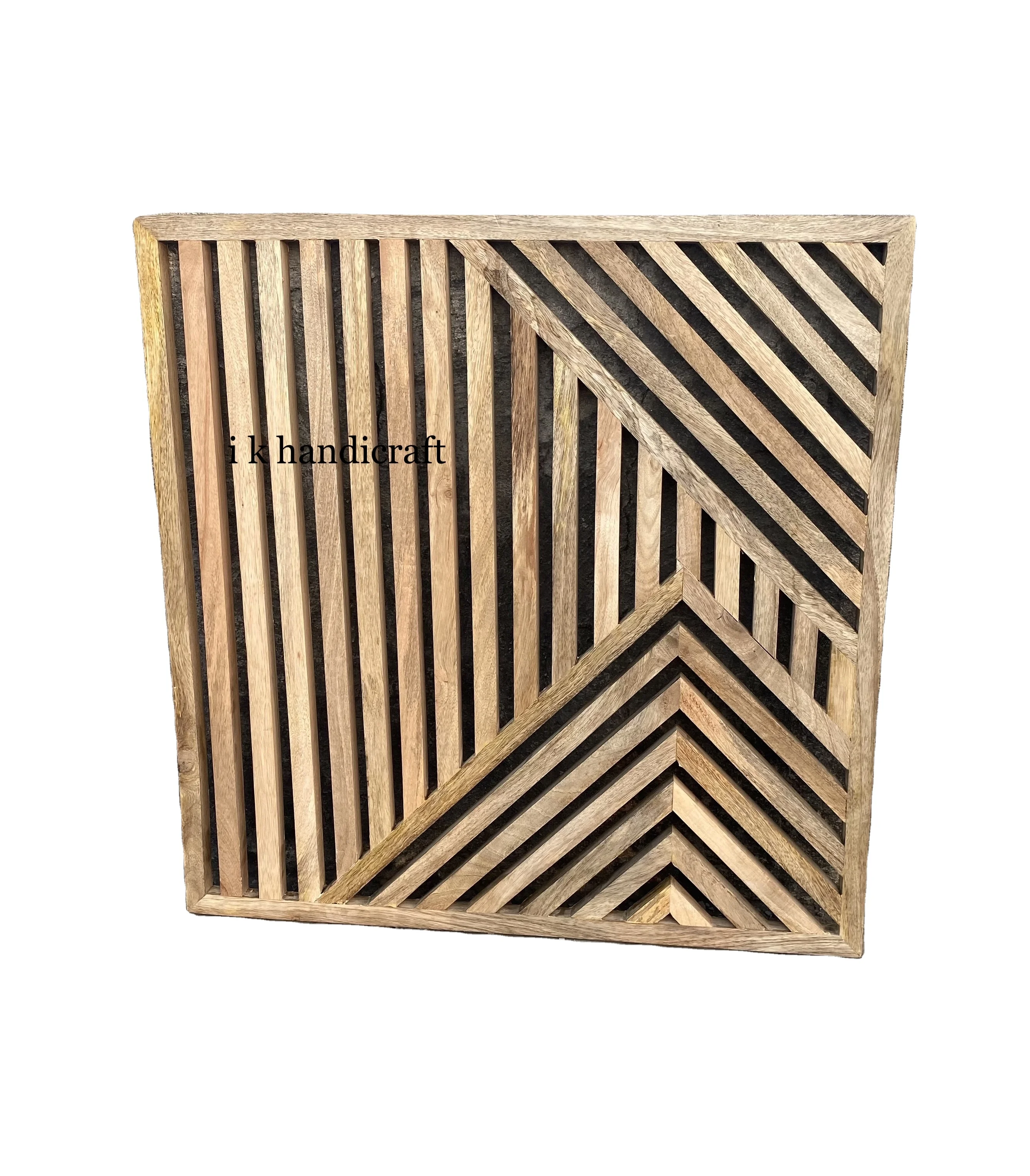Geometric Mountain Wooden Wall Art Large Modern Wood Wall Hangings Panels