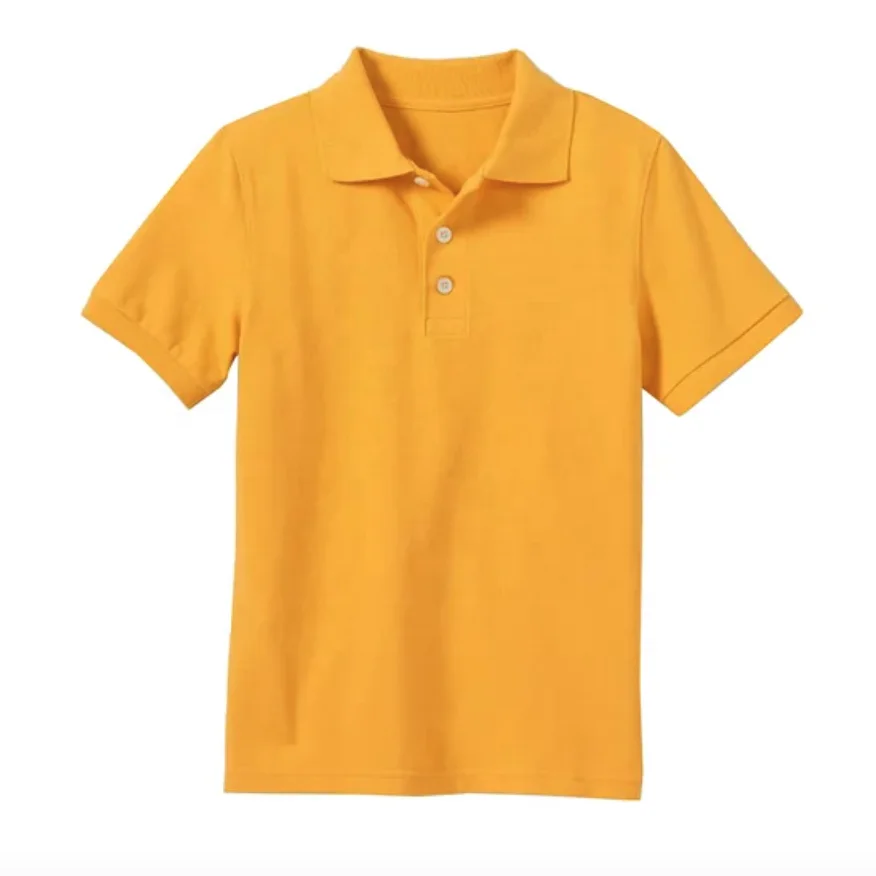 New 2024 custom design embroider logo and colours boys and girls school uniform polo shirts