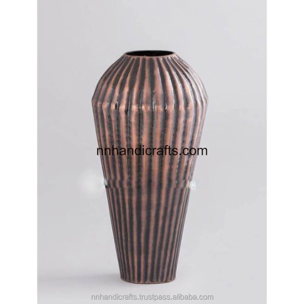 Античный современный классический дизайн алюминиевая металлическая Посеребренная никелированная блестящая Выгравированная напольная ваза винтажная Роскошная последняя Настольная Ваза