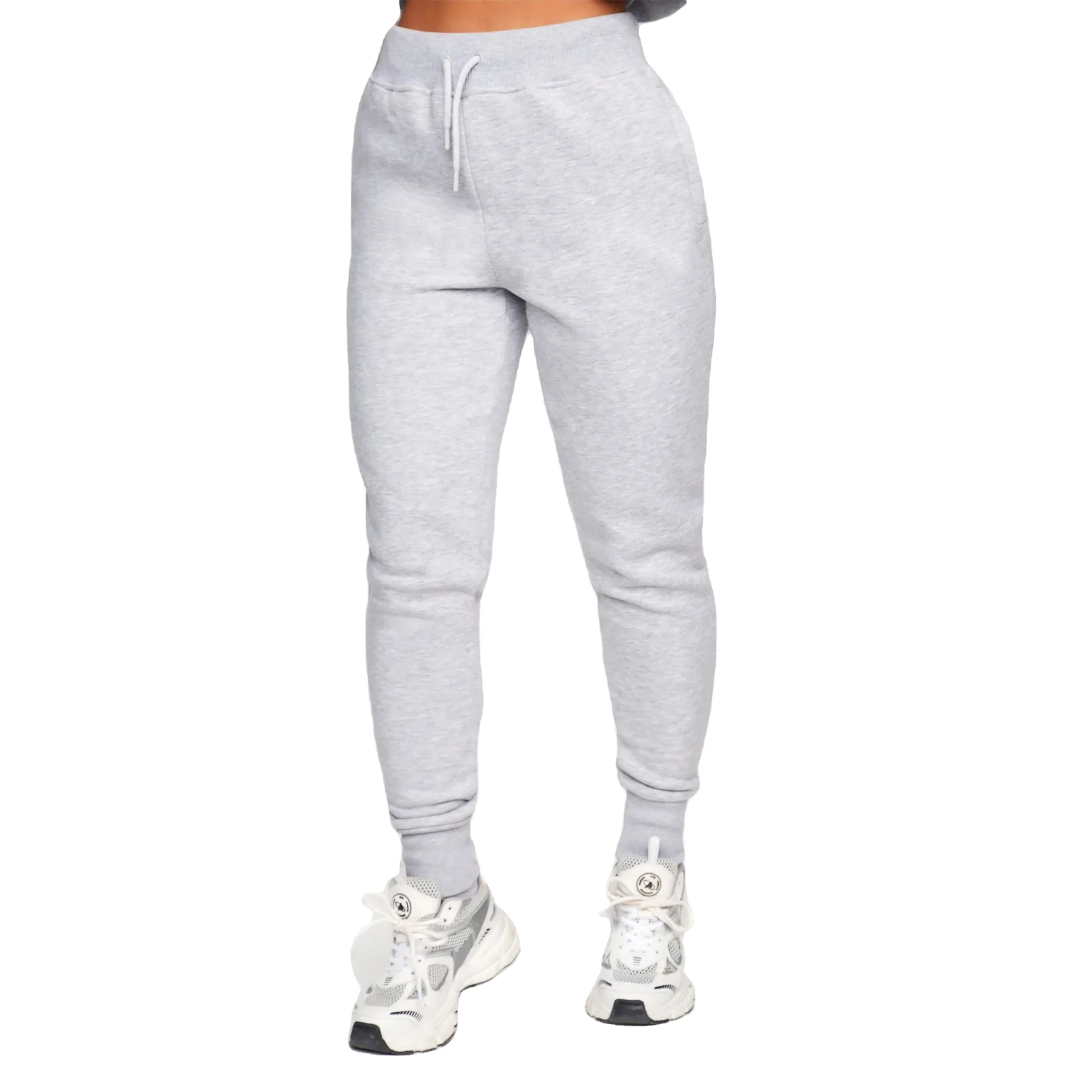 Crop Top Jogger Set Solid Zippered 2 Pieces Hoodie and Jogger Set  Custom Logo Sexy Slim Fit Women Sweatsuit Set Tracksuit