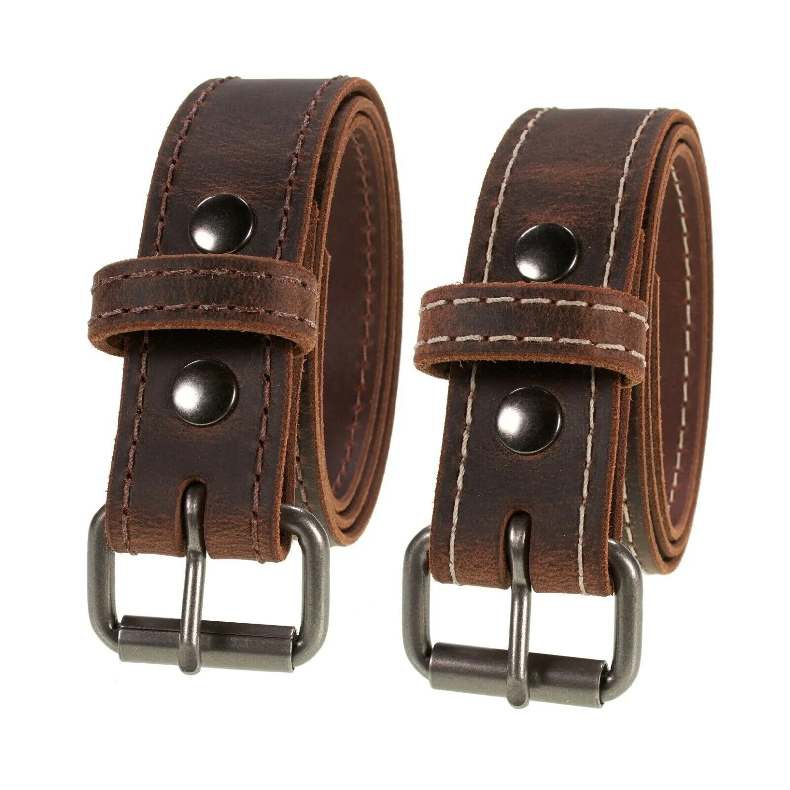 Pin Buckle 3.5cm Width Solid Belt for Men Custom Size for Women Cow Hide Material Genuine Leather Belts from Pakistan