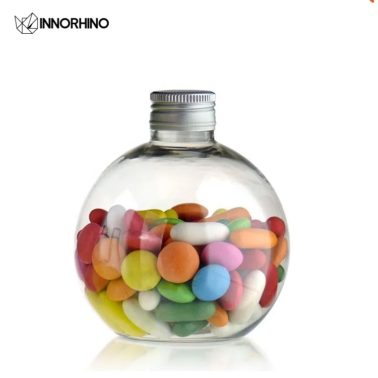 Прозрачная пластиковая пустая банка для лосьона тела с широким ртом под заказ контейнеры косметическая крема лица 250 мл алюминиевыми винтовыми крышками