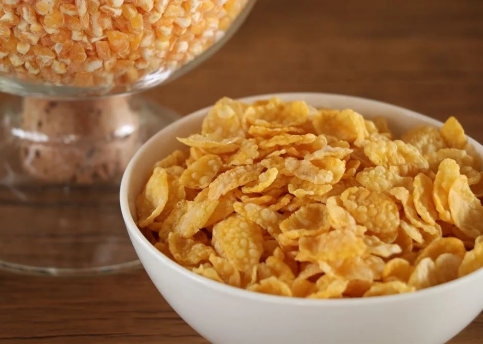 Кукурузные хлопья, хлопья для завтрака, русские Оптовые органические кукурузные хлопья