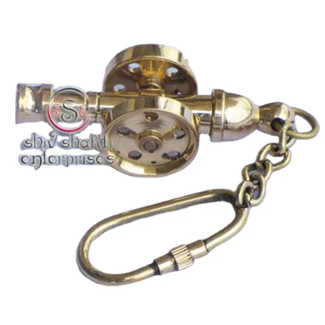Hanging Collectible Vintage Key Chain Brass Nautical Key Chain Gift Decor Customized Key Chain