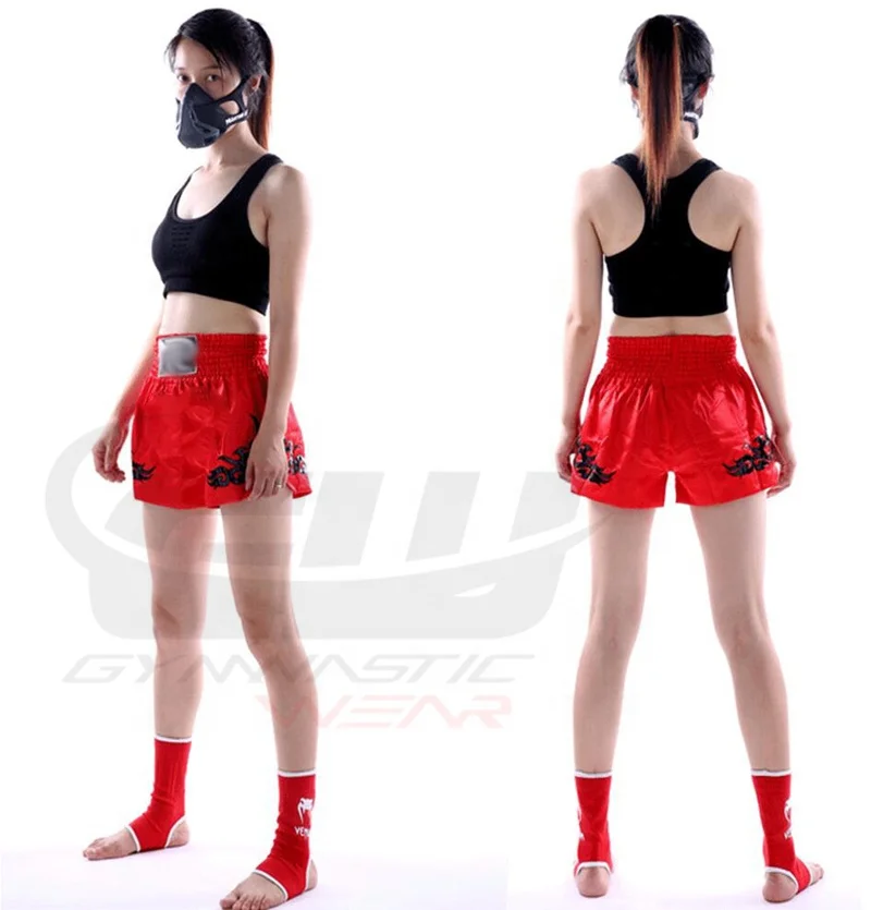 2022 Women  Kick Boxing Mma Muay Thai Shorts Kids Fight Grappling Trunk