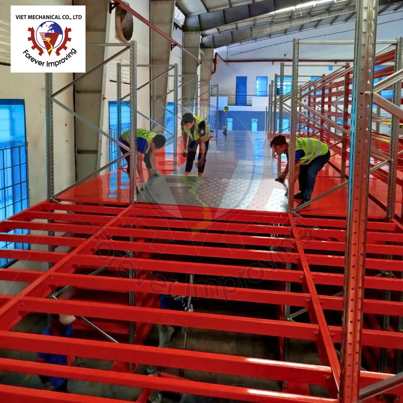 High Capacity Mezzanine Racking with Mezzanine Floor Racking for Space Saving Warehouse Solutions