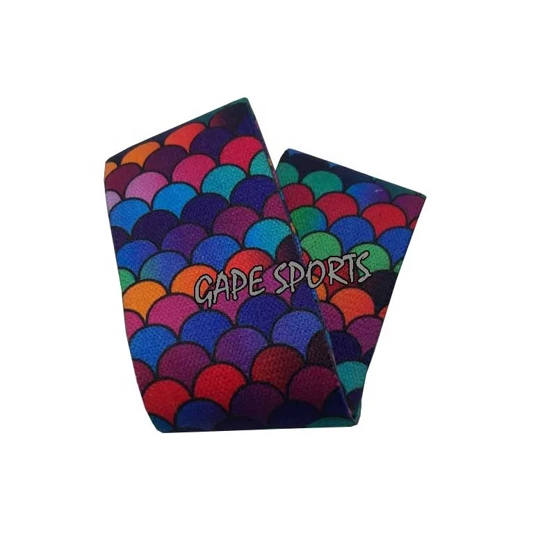 New Arrival Custom Fabric Resistance Bands Custom Logo Fitness Booty Bands For Fitness Exercise of Legs & Butts With Rubber Logo