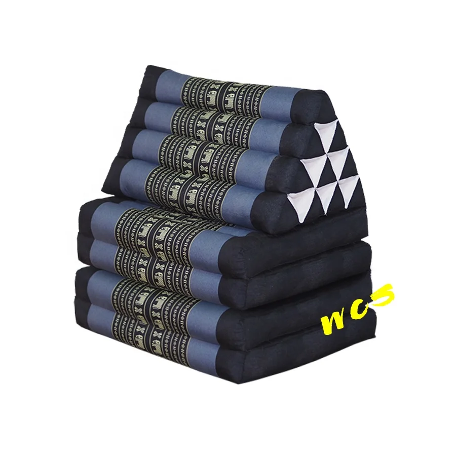 Thai Triangle Pillow Spa Pillow Seat Cushions Premium Quality Product Of Thailand Design 6 Holes 4 Fold Made In Thailand