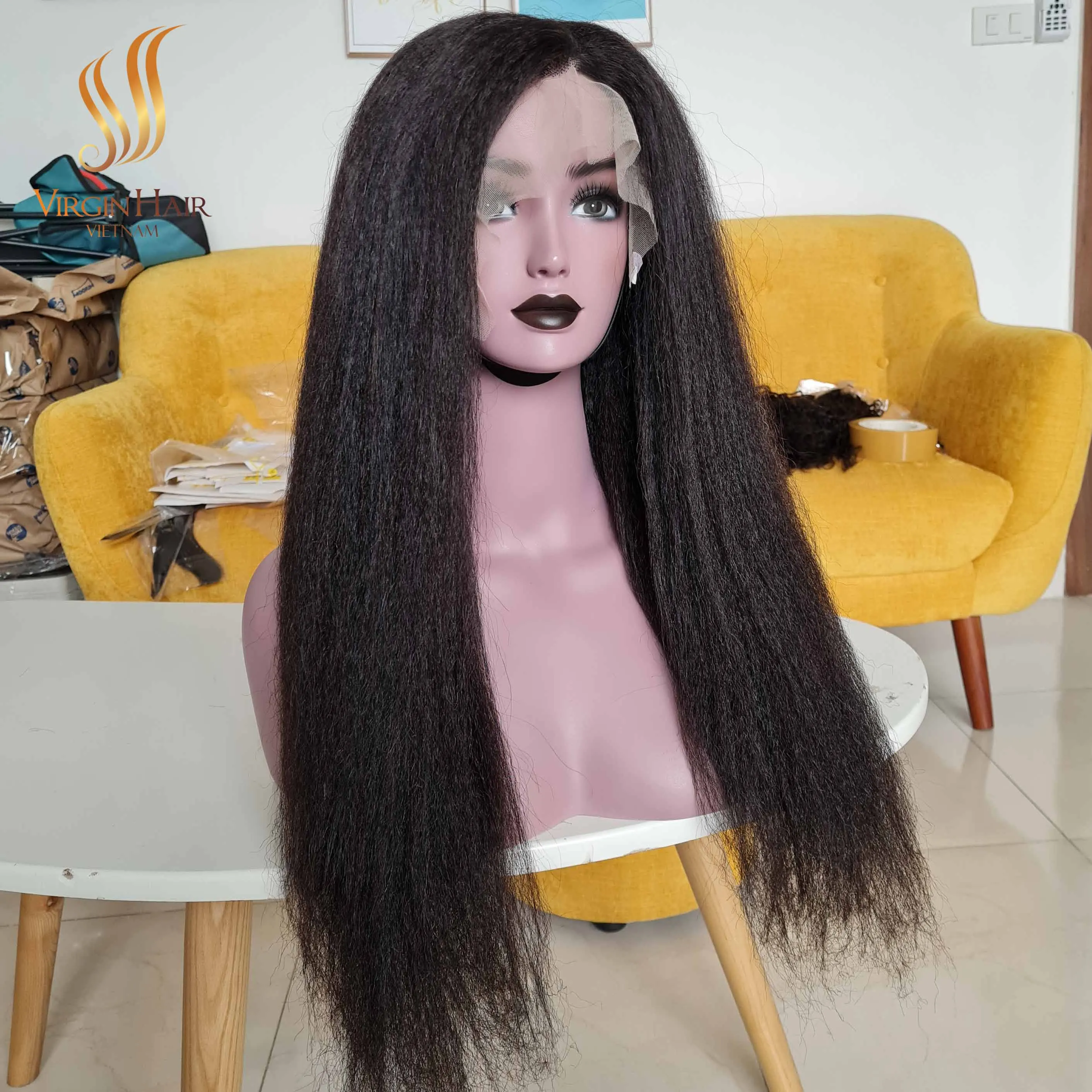 [ Wholesale Wig 2022] 100% Real Human Hair Wig With HD Lace 13x4 Frontal Wigs From Virgin Hair Vietnam Best Price