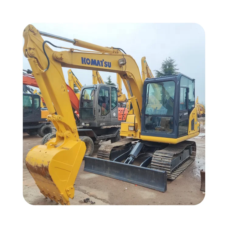 Used komatsu pc60-8 excavator,6 ton hydraulic crawler mini backhoe excavator for sale,pc60 Japanese brand